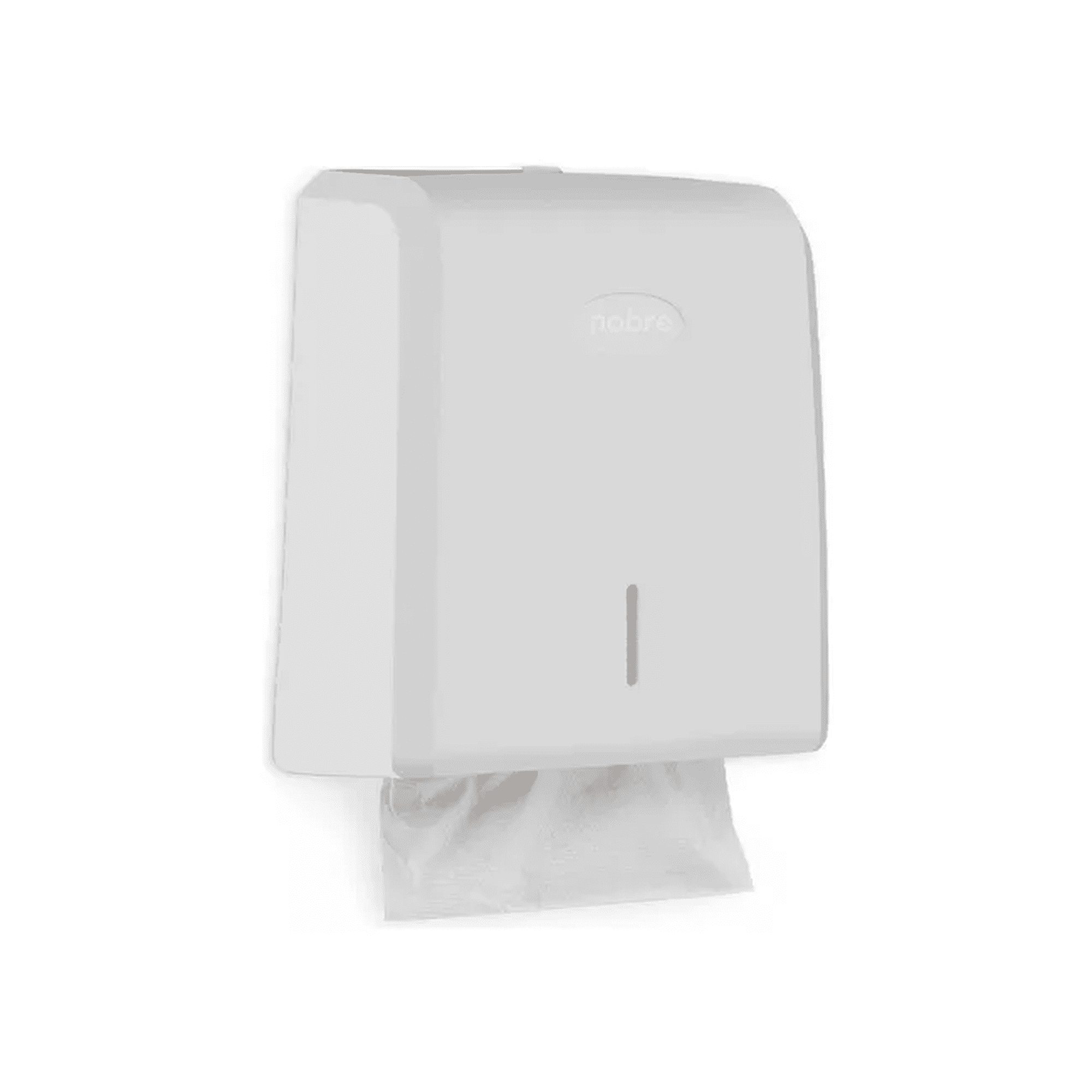 Genérico - Dispensador De Toalla Interfoliada Corto, Blanco Clásico