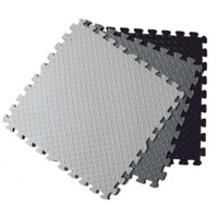 Color Lab - Protector De Suelo Fitness Gris 60X60X2 Cm