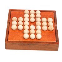 Magideal - Juego De Mesa De Juguete Educativo Clásico Para Adultos, Juego De Ajedrez Individual, Solitario, Movimiento De Diamantes, Independiente,