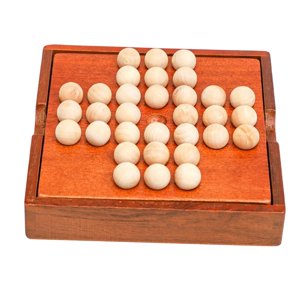 Magideal - Juego De Mesa De Juguete Educativo Clásico Para Adultos, Juego De Ajedrez Individual, Solitario, Movimiento De Diamantes, Independiente,