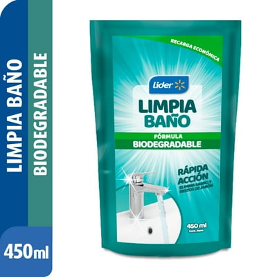 Limpiador Baño Líquido Biodegradable Doypack 450 Ml Lider