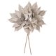thumbnail image 4 of Flor artificial Vickerman Poinsettia, color burdeos, 21,5 cm, 2 unidades, 4 of 4