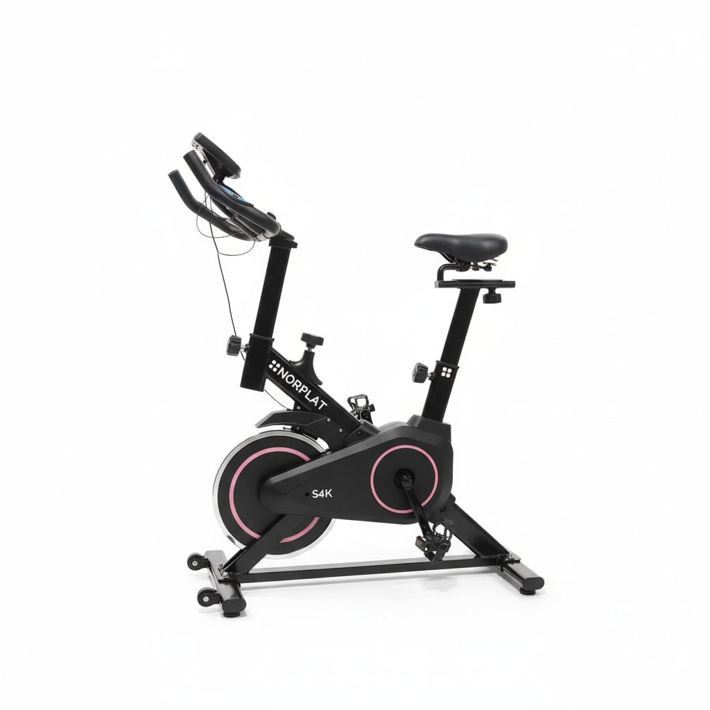 Bicicleta Estatica Norplat S4k Spinning Fitness Volante 4kg