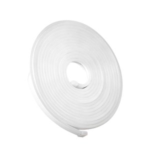Ioensy - Tira De Led De 5 M Cinta De Tubo De Luz De Cuerda De Neón Flexible Impermeable 12V Bar Adv Sign Blanco Cálido