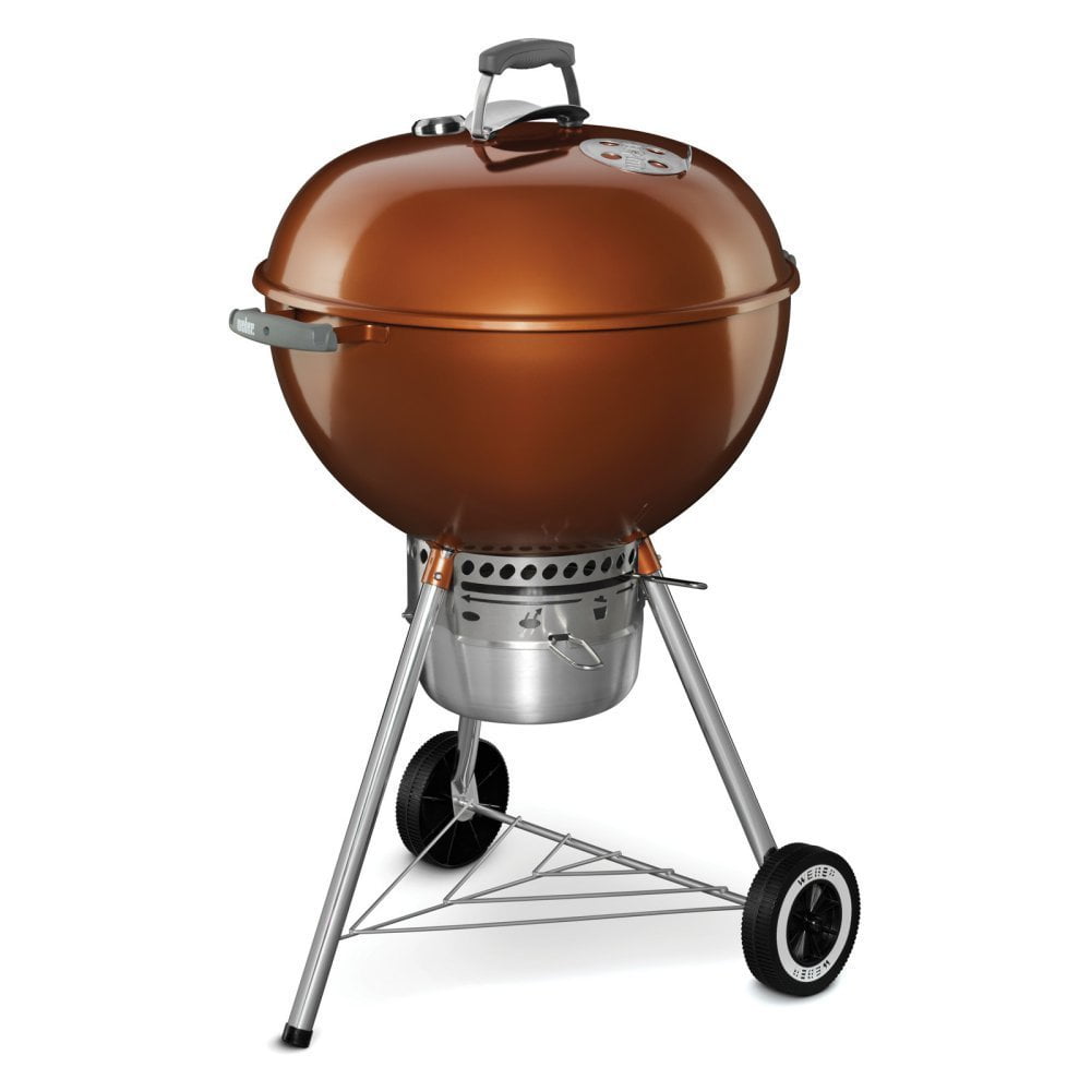 Hervidor De Carbón Weber Original Kettle Premium De 22 Pulgadas, Cobre