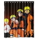 thumbnail image 1 of Cortina de ducha de Naruto de dibujos animados, juego de cortina de baño con ganchos, tamaño 60 x 72 pulgadas, 1 of 3