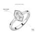 thumbnail image 2 of Anillos de Moissanita de 2 Quilates para Mujer Color D VVS1 Anillo de Promesa para Mujer Anillos de Compromiso de Boda de Plata Esterlina 925 para Uso Diario Viaje Fiesta Talla 6-9, 2 of 10