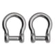 thumbnail image 1 of Shackle Extreme Max BoatTector de acero inoxidable 3/8, paquete de 2 unidades, 1 of 5