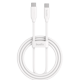 thumbnail image 1 of Cable Budix Usb-c A Tipo-c Carga Rápida 60w 3a 2m, 1 of 5