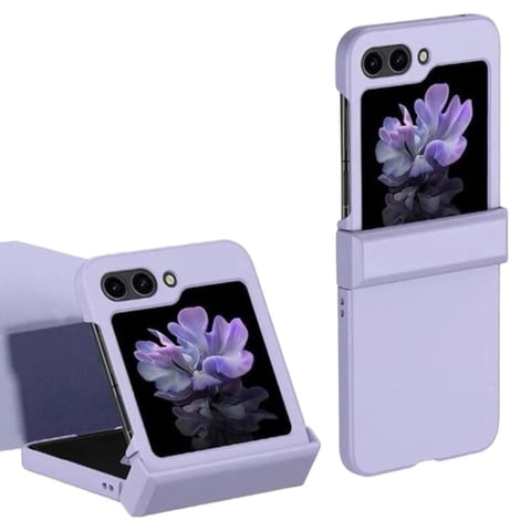 Mar Cases - Carcasa Plegable Para Samsung Galaxy Z Flip 6 Lila Bisagra