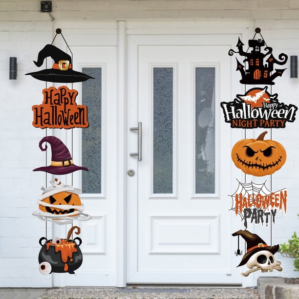 1pair Spooktacular Halloween Door Curtain - Perfect for Your Halloween Venue Arrangement & Party Decorations!