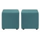 thumbnail image 1 of Set Pouf Cali 1c Felpa 30 Turquesa, 1 of 5