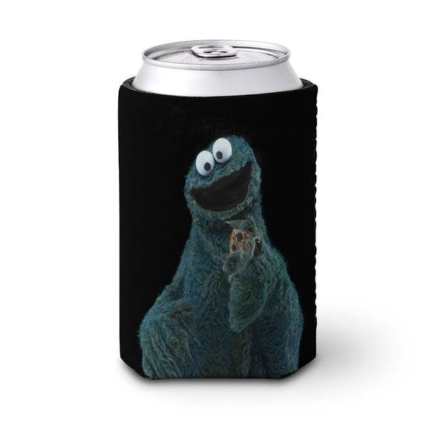 Monstruo de las Galletas Funda enfriadora de latas, aislante de bebidas para mantener frías o calientes, funda térmica plegable para latas, portabebidas reutilizable