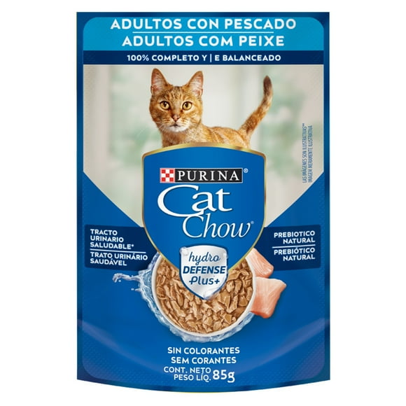 Pack Alimento húmedo para gato CAT CHOW® Adultos Pescado sobre 85g x15