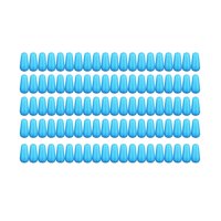 Magideal - Cuentas De Goma Bobber, Tapones De Goma Bobber, Tapón Ovalado De Goma, Aparejo De Pesca, Bobber De Pesca, Frijoles Espaciales, Flotador De Pesca Para Pequeño Azul