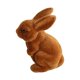 thumbnail image 5 of Bunny Easter Moss Rabbit Mano De Obra Detallada Para El Festival De Pascua Inicio Marrón 19cmx11cmx7cm, 5 of 5