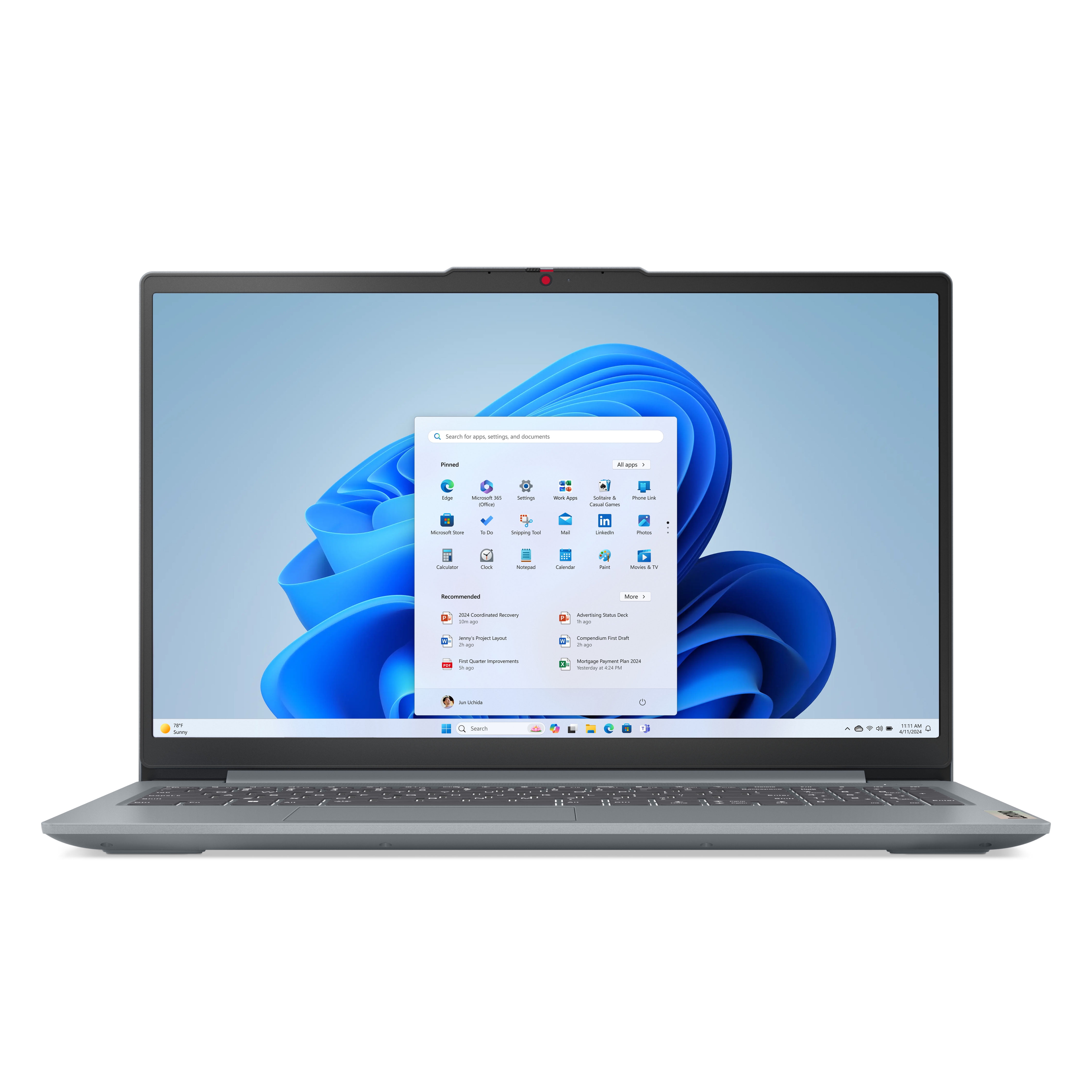 Notebook Lenovo Ideapad Slim 3I Intel N100 4Gb Ram 128Gb Ssd