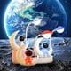 thumbnail image 2 of 1pc Astronaut Moon LED Desk Lamp, Wireless USB Rechargeable Desk Lamp For Home Bedroom Decoration, 2 of 3