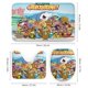 thumbnail image 3 of Jellystone-theme 4-Piece Shower Curtain Set with Rugs, Waterproof Bathroom Decor Set Includes Bath Mat, U-Shaped Rug, Toilet Lid Cover and Curtain with Hooks, 3 of 6