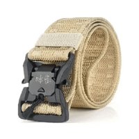 Factorynet - Cinturón Táctico Airsoft Cierre Cobra Imán Color Coyote