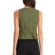 thumbnail image 3 of INSPIRE CHIC Chaleco de Mujer sin Mangas con Botones en V Cuello en V Regreso a Clases Chaleco Corto Verde XS, 3 of 6