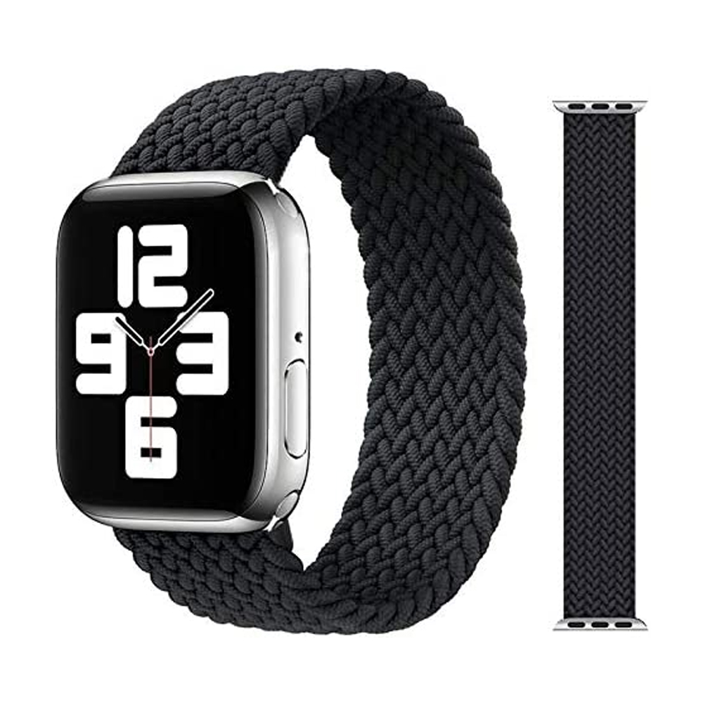 Genérico - Correa Trenzada M Para Apple Watch 42Mm Negro