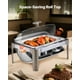 thumbnail image 3 of Juego de buffet de acero inoxidable de 9 litros con tapa enrollable VEVOR, 3 of 3