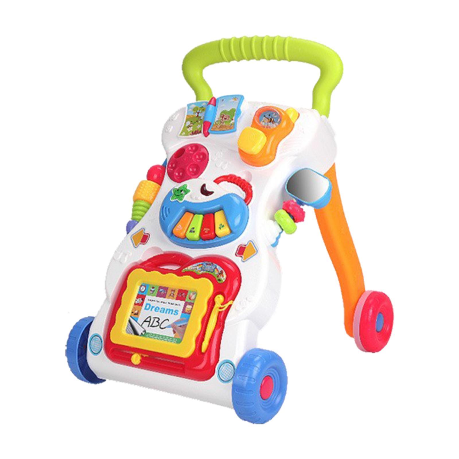 Magideal - Juguete Para Caminar Para Niños Y Niñas De 1, 2 Y 3 Años Juguete Para Caminar Para Bebés Que Se Empuja Y Se Acuesta Juguete Para Caminar Para Bebés Qu Luz