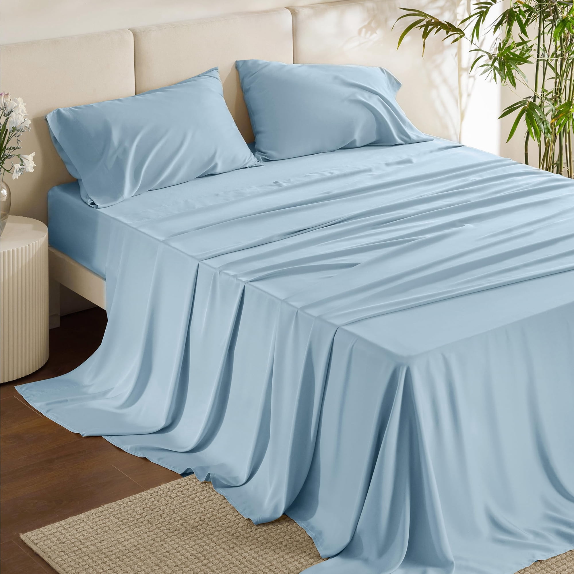 U By Bedsure - Juego De Sábanas Bedsure Queen Rayon Derivado Del Bambú