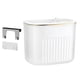 thumbnail image 1 of Cubo De Basura Colgante Con Tapa, Contenedor De Compost De Cocina Para Gabinete, Encimera, Interior, Blanco S, 1 of 5