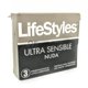 thumbnail image 2 of Preservativos Lifestyles Nuda Ultra Sensible x 3 Unidades, 2 of 2