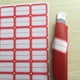 thumbnail image 5 of 65 hojas de etiquetas autoadhesivas de papel. Etiquetas adhesivas en blanco. Se pueden clasificar según el número: 65 hojas x 32 unidades = 2080 unidades., 5 of 7