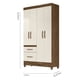 thumbnail image 3 of Clóset 4 Puertas 2 Cajones Madri Chocolate - Blanco, 3 of 4