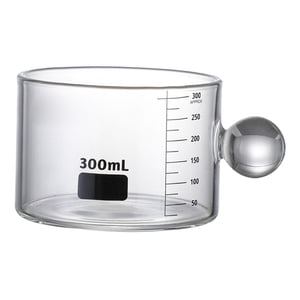 Bothyi - Vasos Medidores Resistentes Al Calor, Accesorios Para Fiestas, Hornear Té Con Leche Transparente