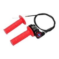 Ioensy - Cable De Acelerador Twist Acero Inoxidable Silicona Para 150Cc-250Cc Atv Rojo