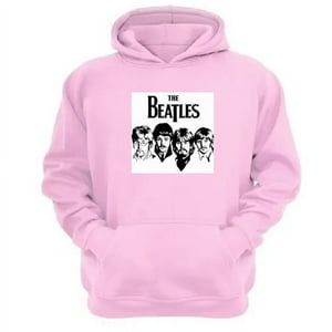 Genérico - Polerón Canguro The Beatles Rosa Talla S Unisex
