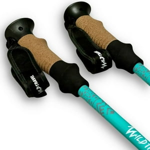 Wild Travel - Pack Bastones De Trekking 2 Unidades Celeste