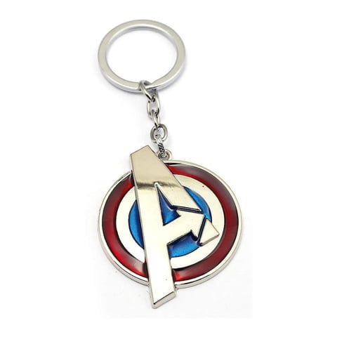Total E-Commerce - Llavero Metalico Premium Escudo Capitan America Avengers