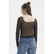 thumbnail image 3 of Polera Mujer Escote Recogido Negro, 3 of 4