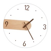 Magideal - Reloj De Pared Decorativo De 30 Cm Con Esfera De Madera Y Punteros, Sin , Decoración Artística Para Dormitorio, Regalos, Loft, Inauguración De L