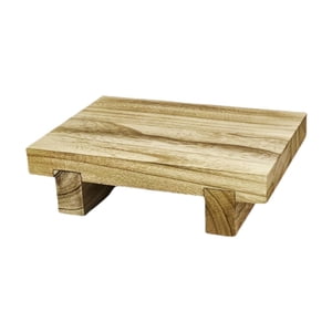 Bothyi - Expositor De Pedestal De Madera Para Jabón, Plato Elevador Para Dormitorio, Hogar, Apartamento