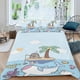 thumbnail image 2 of Pusheen el Gato Conjunto de sábanas temático, trío de piezas, cómodo y amigable con la piel, diseño único, regalo de decoración para el hogar para familiares, amigos y fans,135cm *200cm, 2 of 6