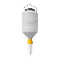 Magideal - Dispensador De , Dispensador De Ketchup, Gran Capacidad, 3 L, A Prueba De Fugas, Para Condimentos, Exprimidores, Botellas Colgantes, Exprimidores Amarillo