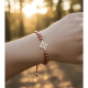 thumbnail image 2 of Pulsera hilo nudo de brujas plata con esferas ajustable, 2 of 3
