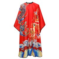 Ioensy - Delantal De Salón Delantal De Chef Delantal De Utilidad Fácil De Limpiar Delantal Con Pechera Delantal De Corte De Pelo