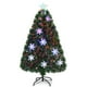thumbnail image 1 of Árbol de Navidad GOFLAME de fibra óptica preiluminado de 1,2 m con luces LED, 1 of 3