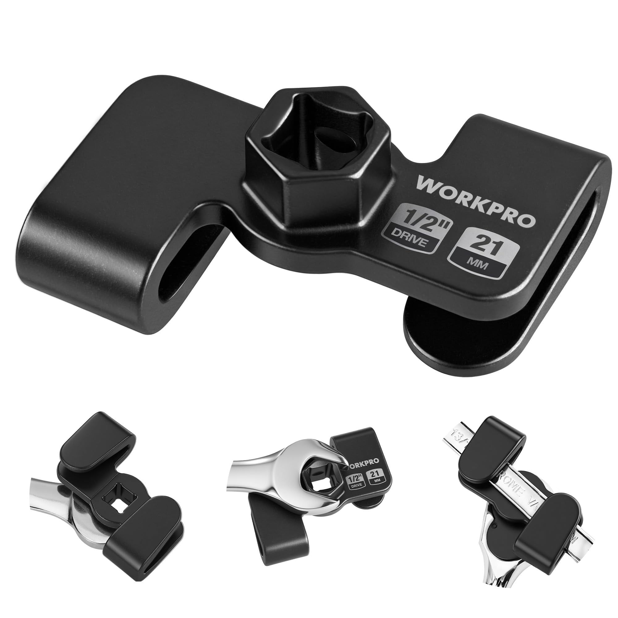 Extensor De Llave Workpro Adaptador De 1/2" Y 21 Mm Hexagonal