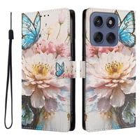 Foxdock Funda Tipo Cartera Para Motorola Moto G86 Con Soporte Y Correa – Diseño De Patrones Lindos