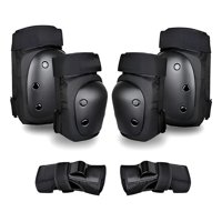 Genérica - Set Protección Adulto Rodilleras Coderas Muñequeras Roller Multicolor