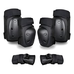 Genérica - Set Protección Adulto Rodilleras Coderas Muñequeras Roller Multicolor